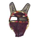Folk art Handwoven decorative mask from Panama, Nemboro
