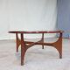 Table basse en verre du milieu du siècle par Stonehill