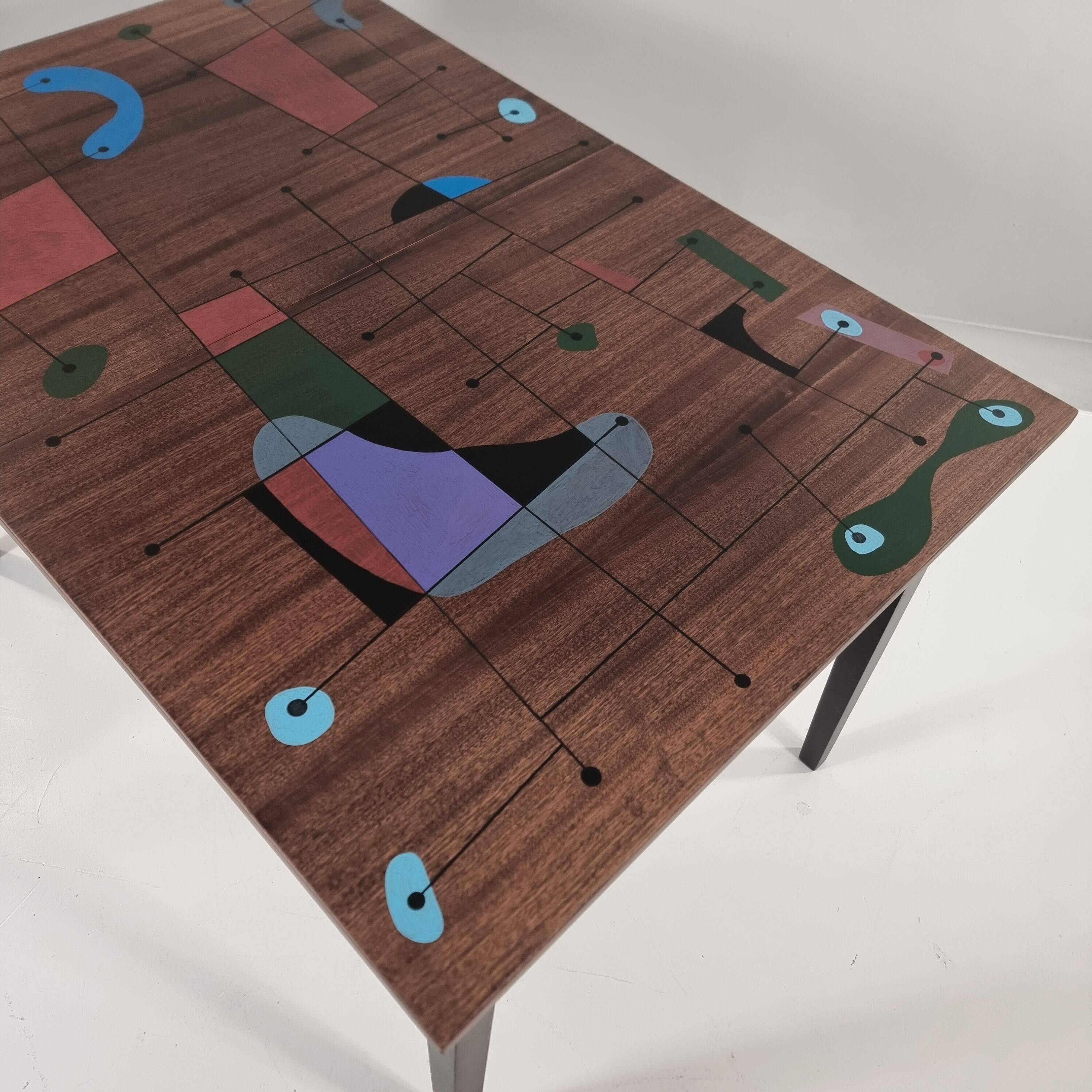 Table vintage en frêne, années 1960