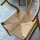 Set of 6 'CH24' wishbone dining chairs by Hans J Wegner for Carl Hansen, De