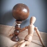 Old solid wood bilboquet