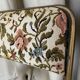 Lafuma folding chairs "Chantazur" floral upholstery from the 1960s.