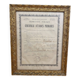 Education certificate frame