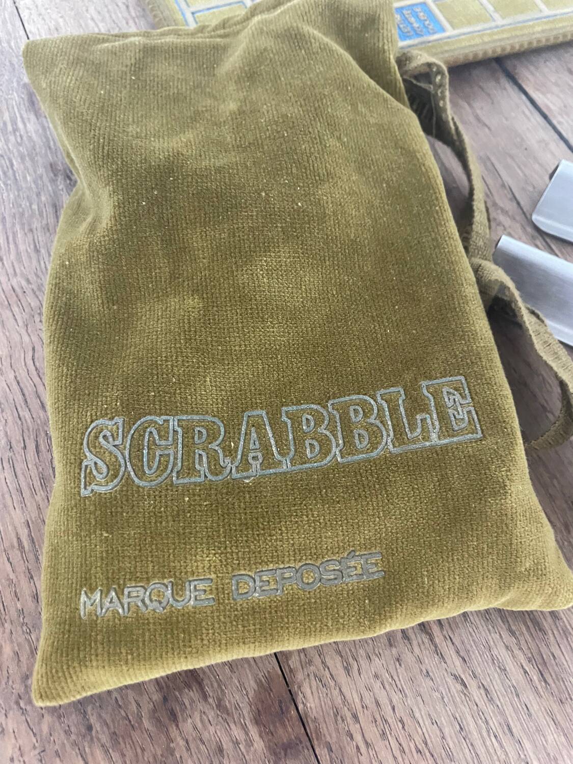 Scrabble en velours par Smir, édition limitée