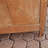Old wooden bonnetière cabinet