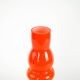 Orange glass vase, Danish design, 1960s, made in Denmark