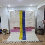 Handmade wool Berber rug 250x150 cm