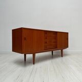 1960s Vintage Danish Mid-Century Teak Sideboard by Clausen & Søn