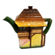 Vintage-Charming teapot-House shape-West Germany