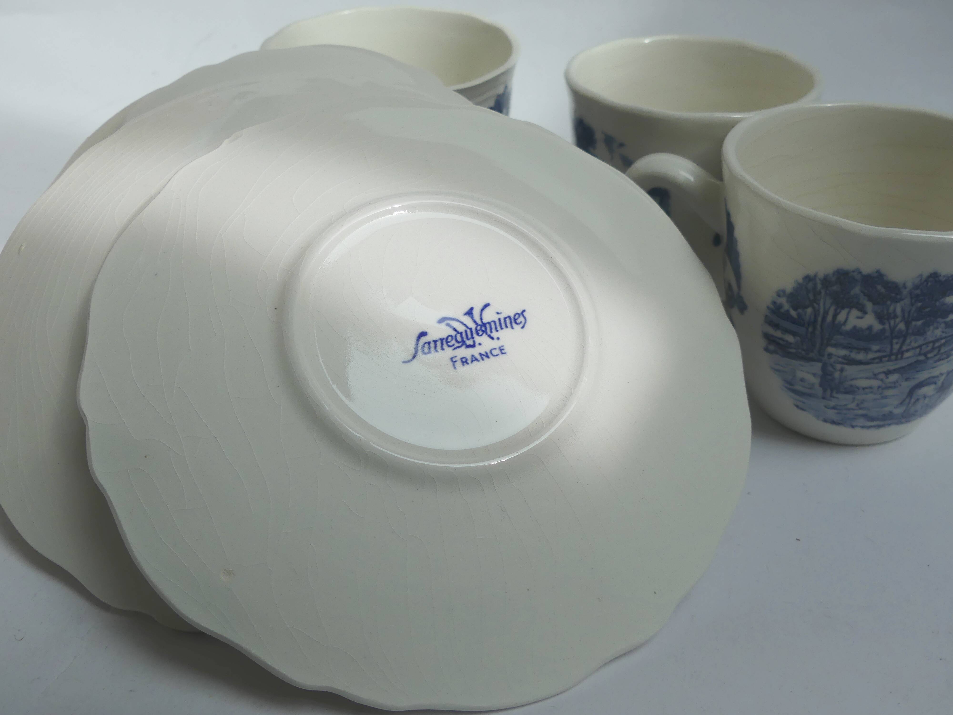 Tasses à café Sarreguemines