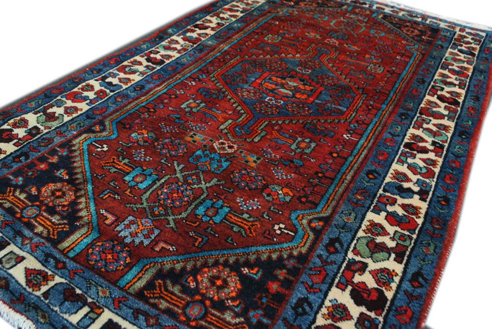 Authentic old Persian rug 192 x 118 cm