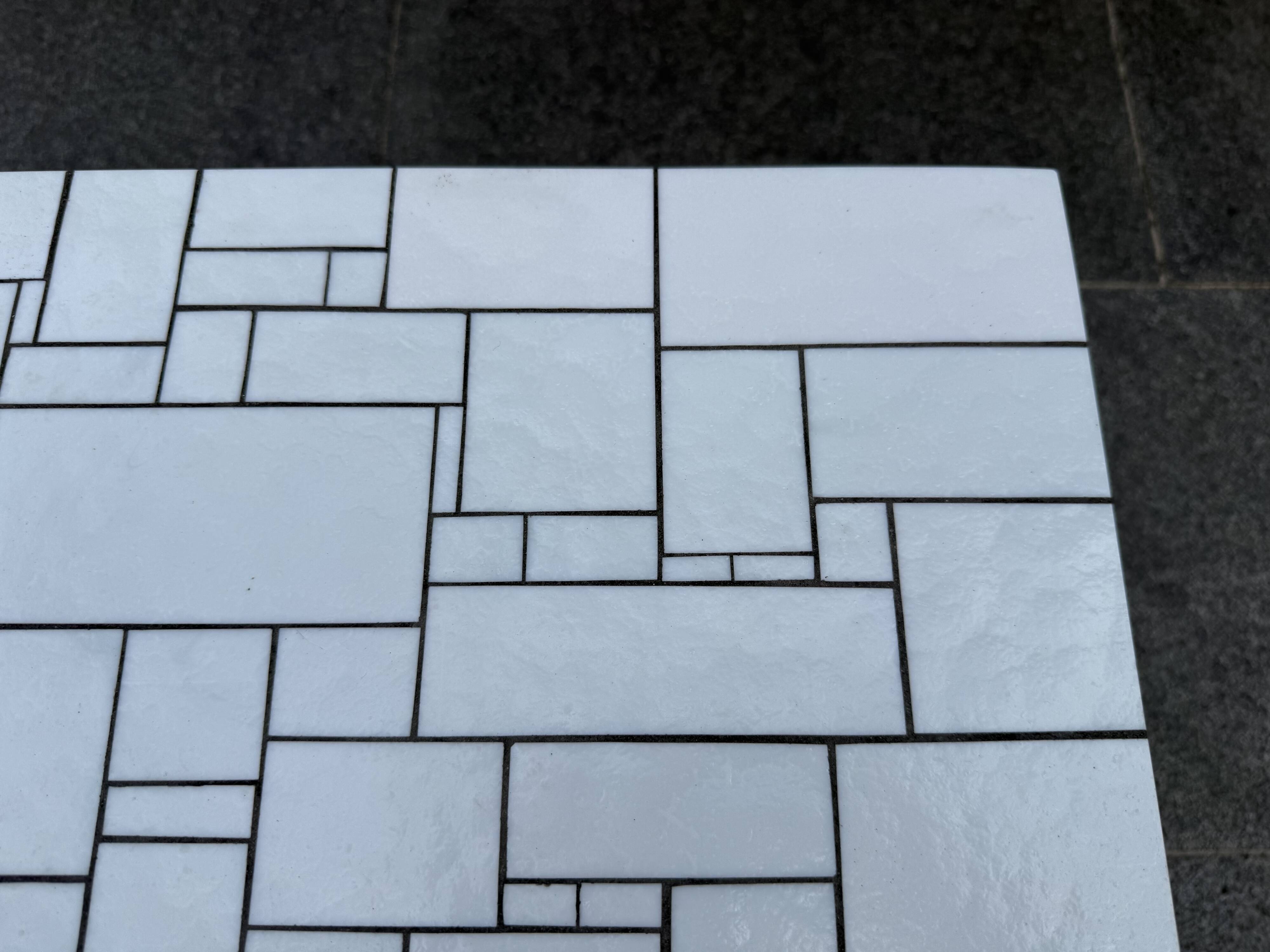 1960s mosaic coffee table