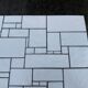 1960s mosaic coffee table