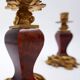 Pair of Napoleon III style gilt bronze Candle Holders