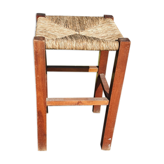 Tabouret paillé