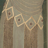 Painted canvas art deco style, contemporary work