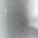 Desk, black leather top