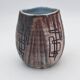 Vase Accolay motifs graphiques