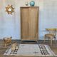 Vintage Parisian school cabinet tubular feet year 1950