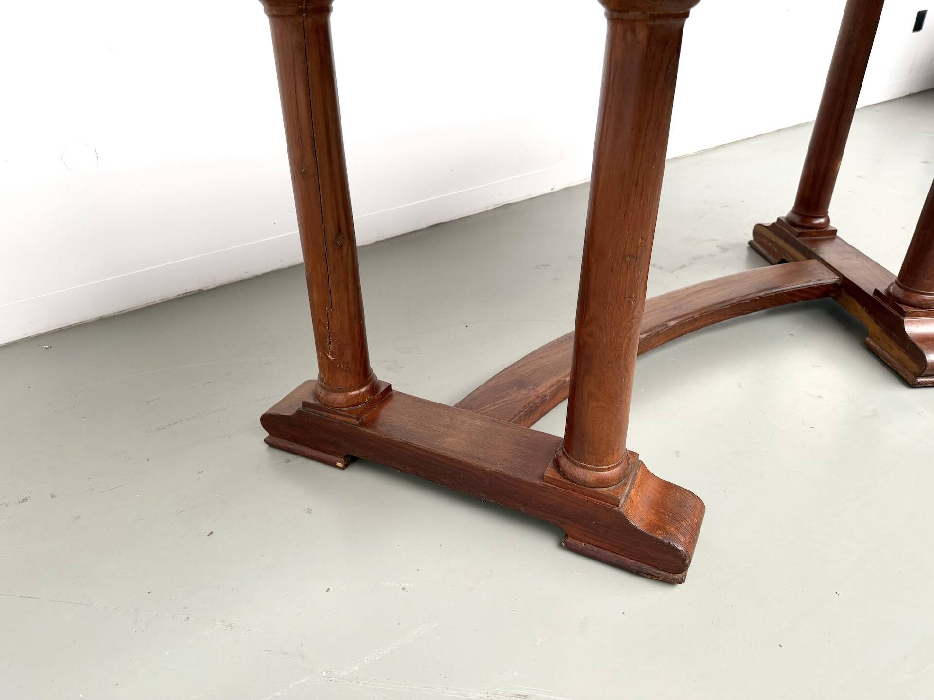 Art Deco dining table or desk in oak and beech – 1930s