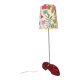 A unique, one-of-a-kind artist-made ceramic floor lamp