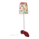 A unique, one-of-a-kind artist-made ceramic floor lamp