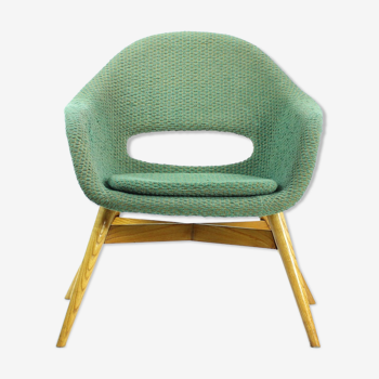 Fauteuil Shell par Frantisek Jirak, Tchécoslovaquie, circa 1960