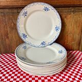 Antique flat plates St Amand Céranord