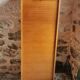 Meuble de bureau vintage, classeur à rideaux 1960