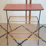 magazine rack with table from the 70s