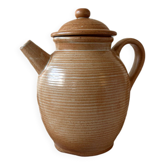 CNP FRANCE VILLAGE STONEWARE COFFEE POT