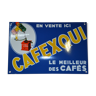 Enamelplate "cafexqui" the best coffees