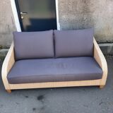 Yamakado hiroyuki sofa in woven wicker