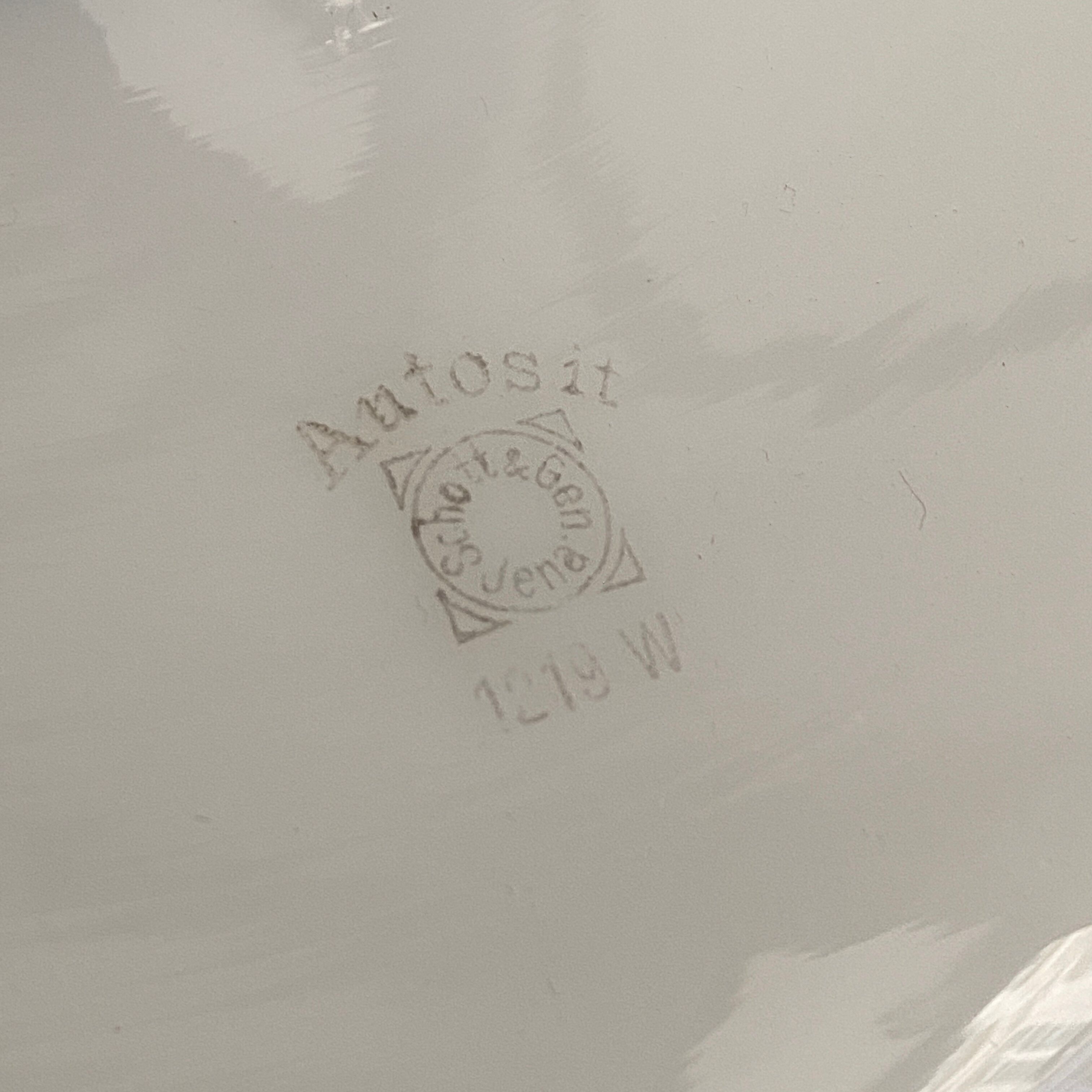 Vintage opaline hanging lamp