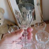 Arques Durand crystal stemmed glasses, Rambouillet model