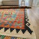 Grand Kilim Afghan en Laine – 292×206 cm