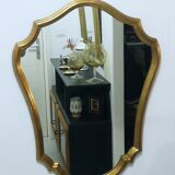 Miroir en bois doré style Louis XV 57 x 74cm