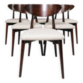 Chaises de salle à manger scandinave design Lot de 6