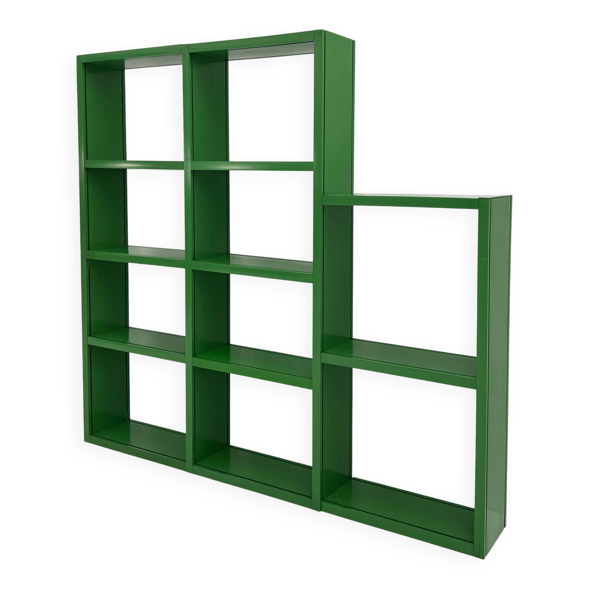Modular shelf "Dodona 300" green by Ernesto Gismondi for Artemide, 19