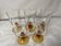 Set of 5 vintage glasses