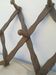 Wooden patères with braces