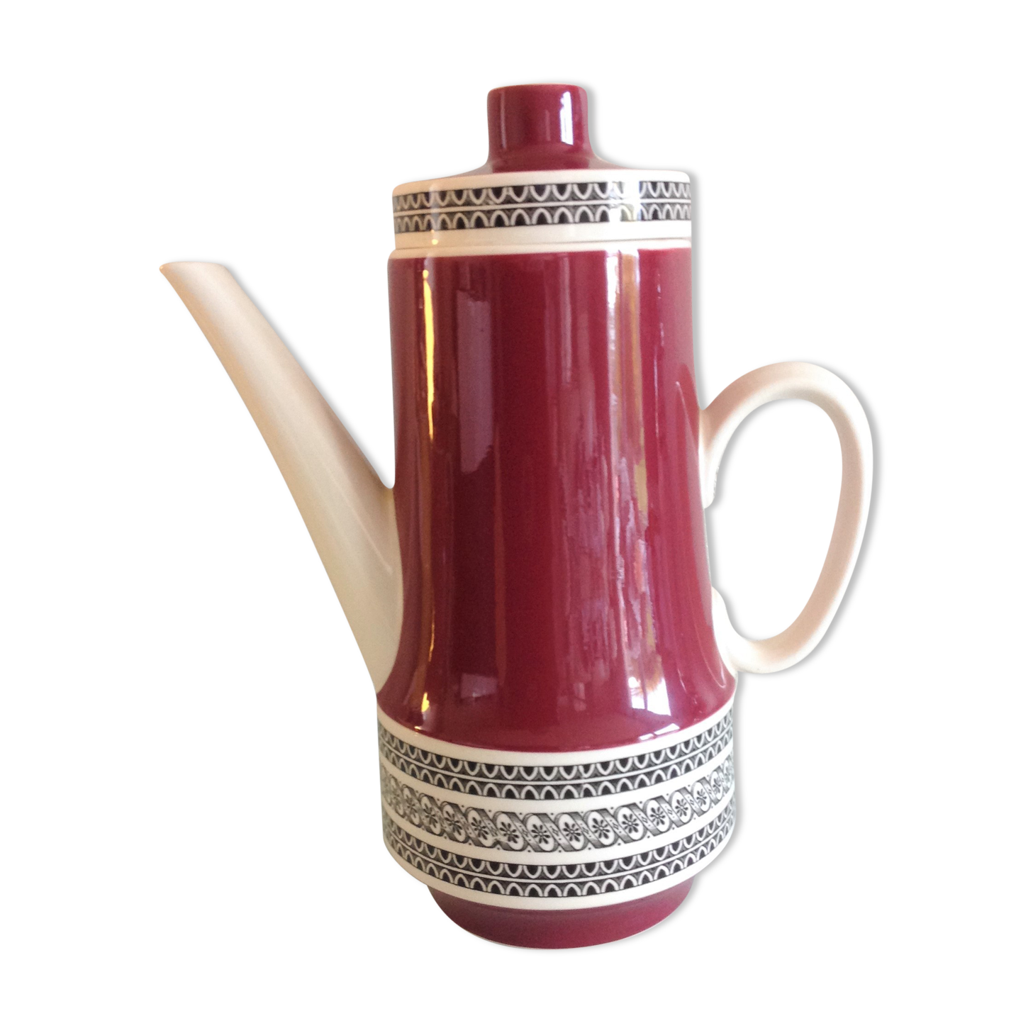 Rubin décor coffee maker by Villeroy & Boch / vintage 50s-60s