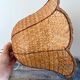 Vintage suspension in electrified braided wicker to nine