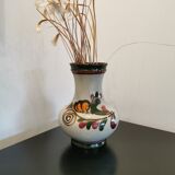 Colorful ceramic vase Vintage Scheurich 70