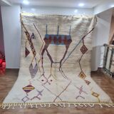 Handmade wool Berber rug 300X200 cm