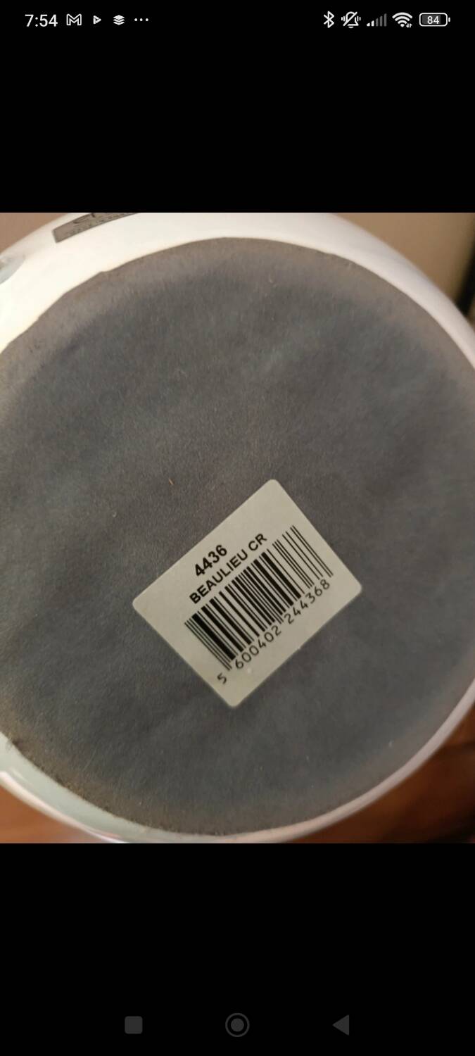 Lampe de salon blanche moderne céramique sphère | modèle Beaulieu