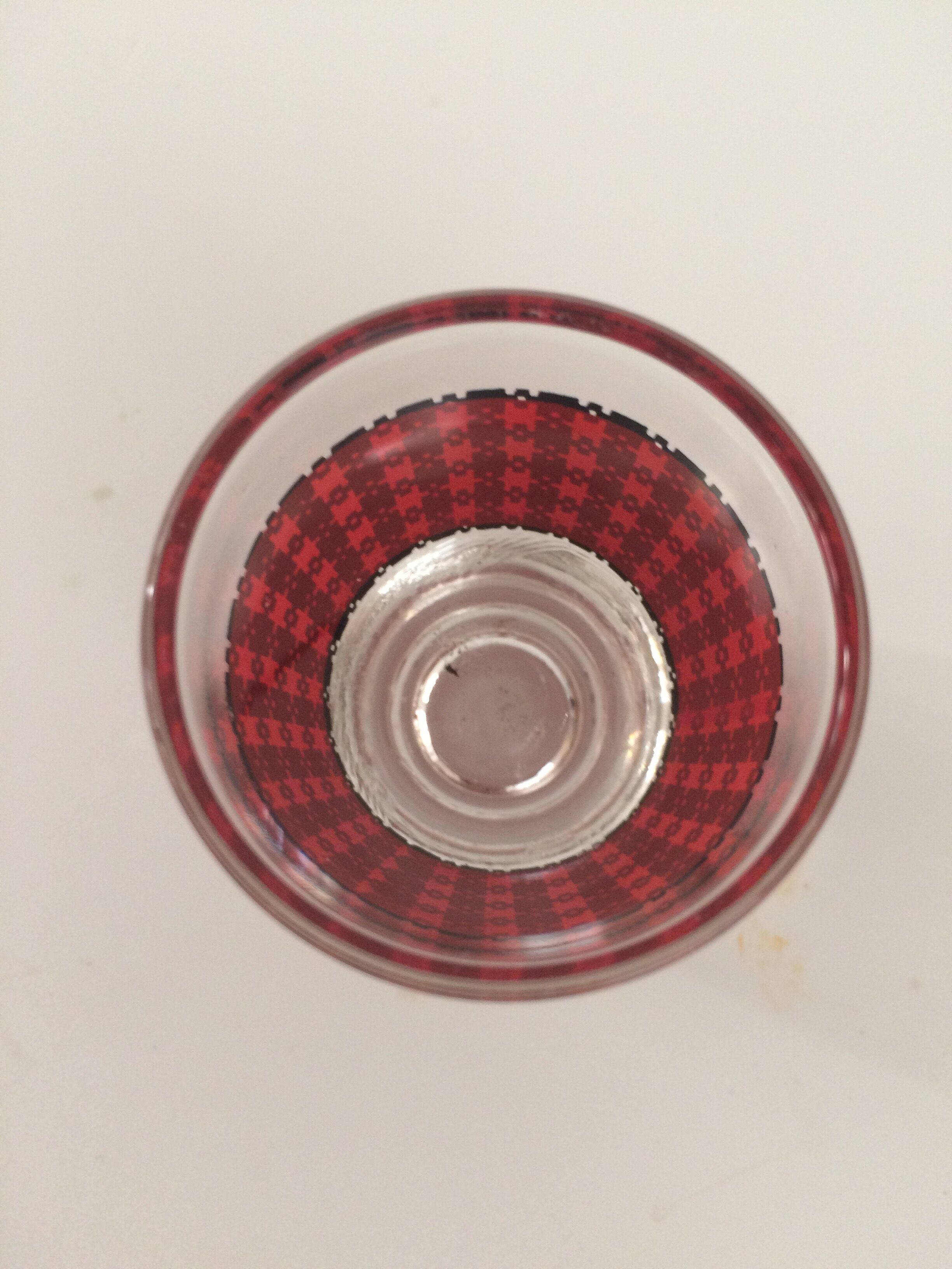 6 digestive glasses from the 50s