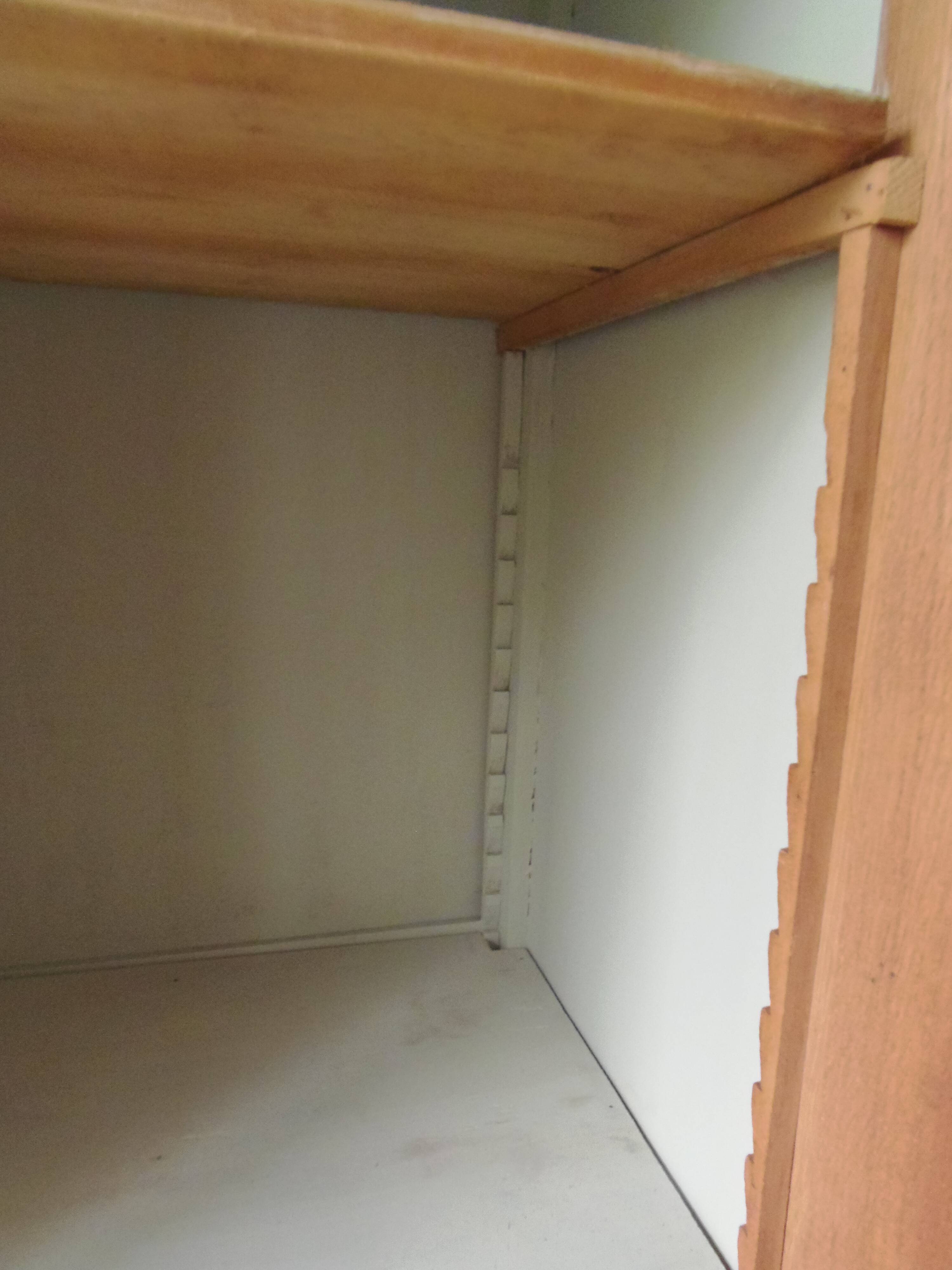 Vintage Parisian 1-door wardrobe, it has been completely cleaned, sanded, treated and waxed.