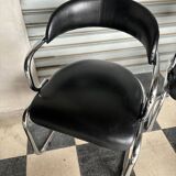 Série de 6 chaises design vintage