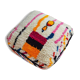 Colorful berber beery poufs azilal 60 x 60 x 20 cm